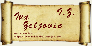Iva Zeljović vizit kartica